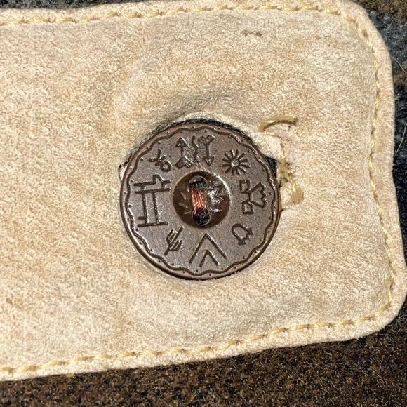 Vintage Lawless by Ardney Leather Suede Shearling Ranch Jacket Size Medium - Picture 3 of 12